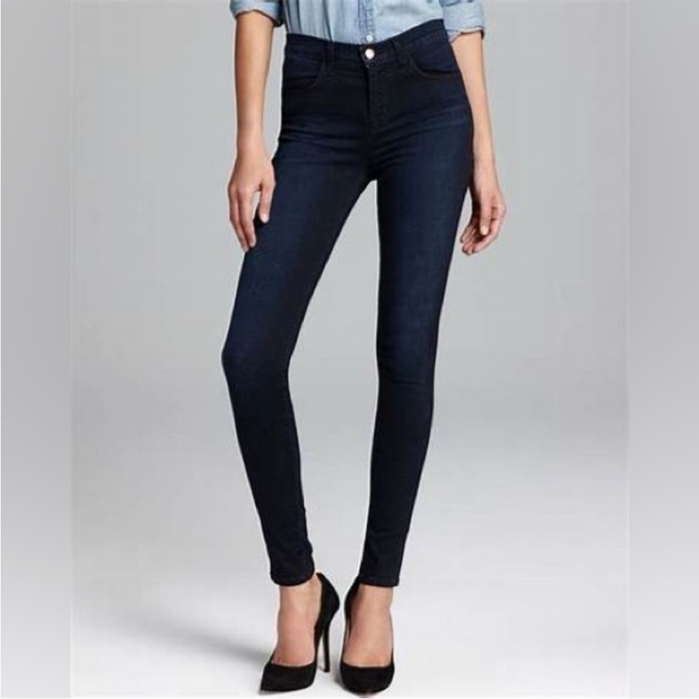 J Brand Skinny Leg Mid-Rise Denim Jeans in Ink Sz 27